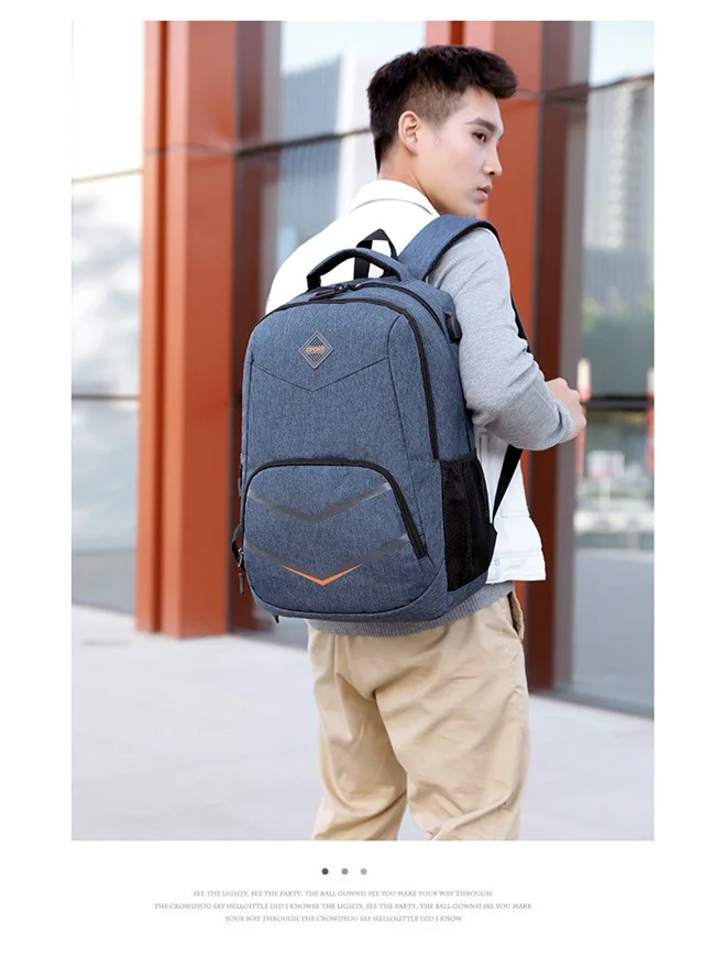 Мужской рюкзак с USB зарядкой, деловая сумка, бренд, 15,6 дюймов, ноутбук, Mochila, женский водонепроницаемый рюкзак, Школьный Рюкзак Для Путешествий