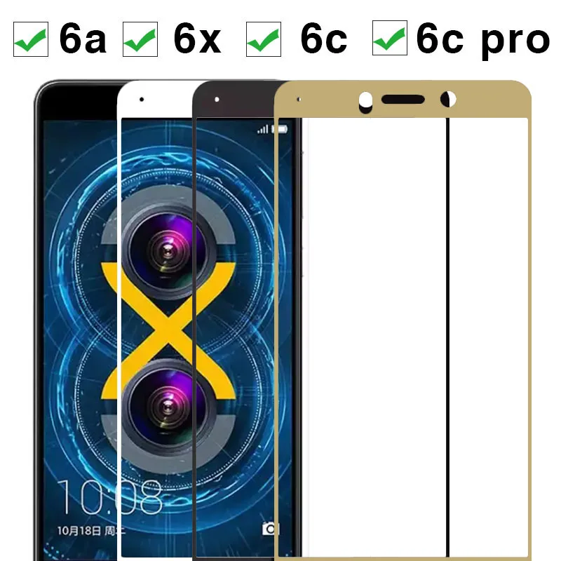 2 шт. Защитное стекло для huawei Honor 6C Pro, Защитное стекло для Honor 6X 6C 6A, закаленное стекло Hauwei Honor6C 6 CPro, пленка