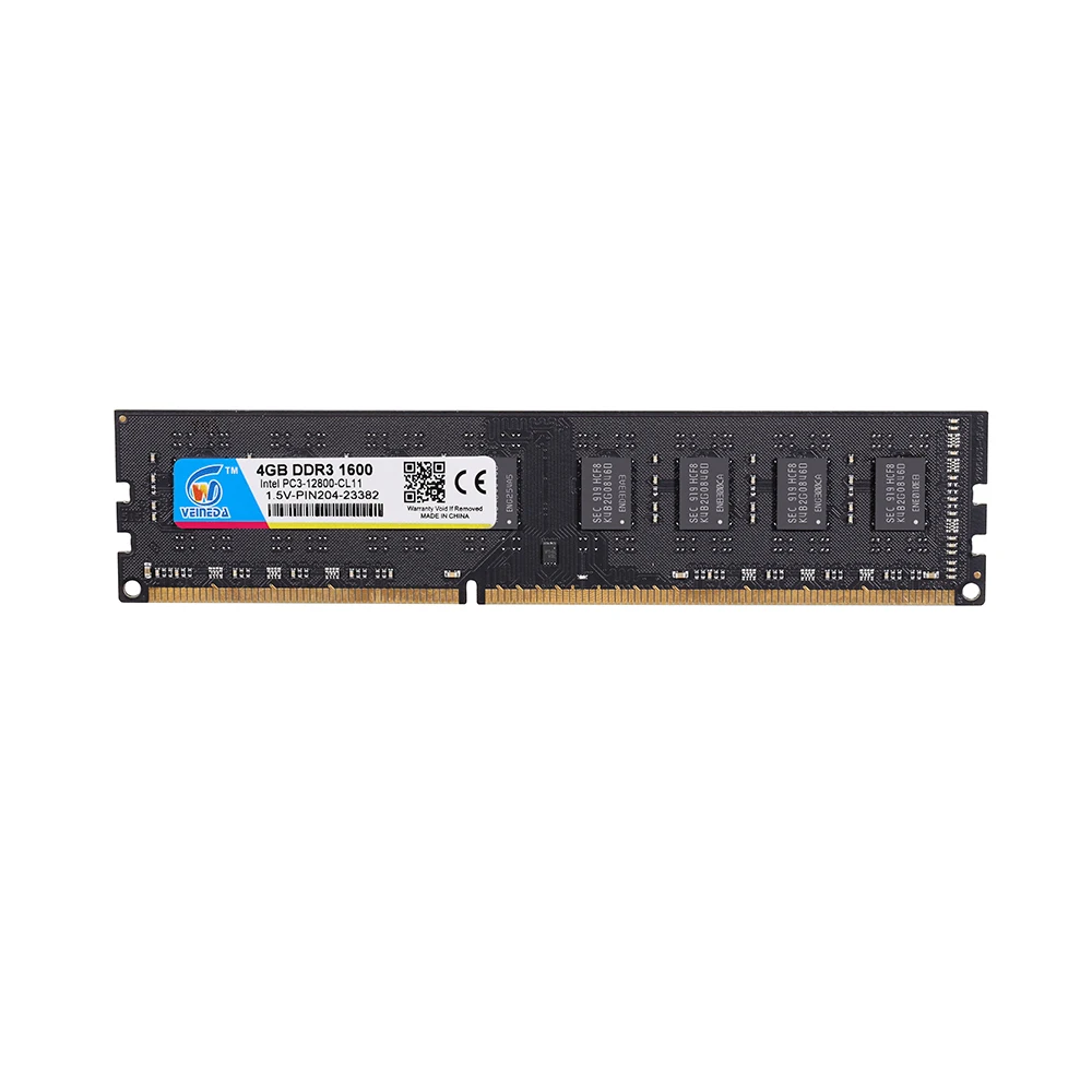VEINEDA Dimm Ram DDR3 4 gb 1333Mhz ddr 3 PC3-10600 Compatible 1066 ,1600  Memory 240pin for All AMD Intel Desktop - AliExpress