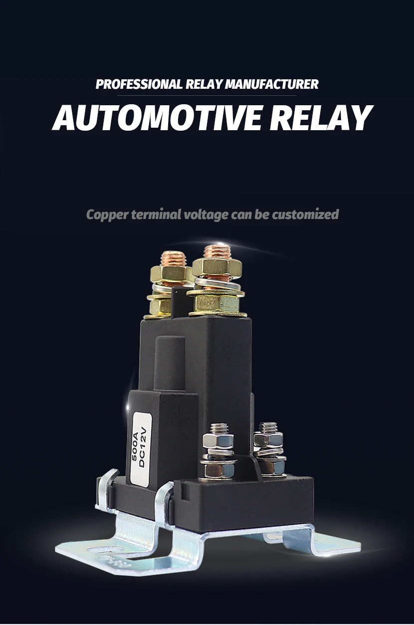 Dual Battery Start Relay 4 Pin Large Current 500A 12V 24VDC Car Power Switch Starting Auto Contactor Heavy | Обустройство дома
