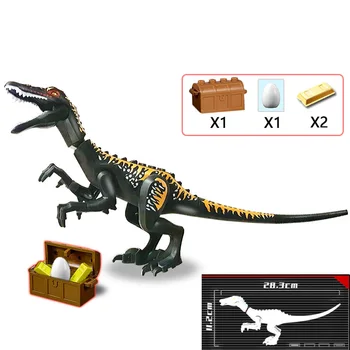 

2021 Animal World Dinosaur Park Baryonyx Mini Dinosaur Egg DIY Model Building Blocks For children Gifts