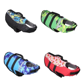 

Pet Swimwear Dog Summer Polyester Mesh Buckled Life Vest Outdoor Beach Swimming Water Safety Preserver Apparel New Qgnv