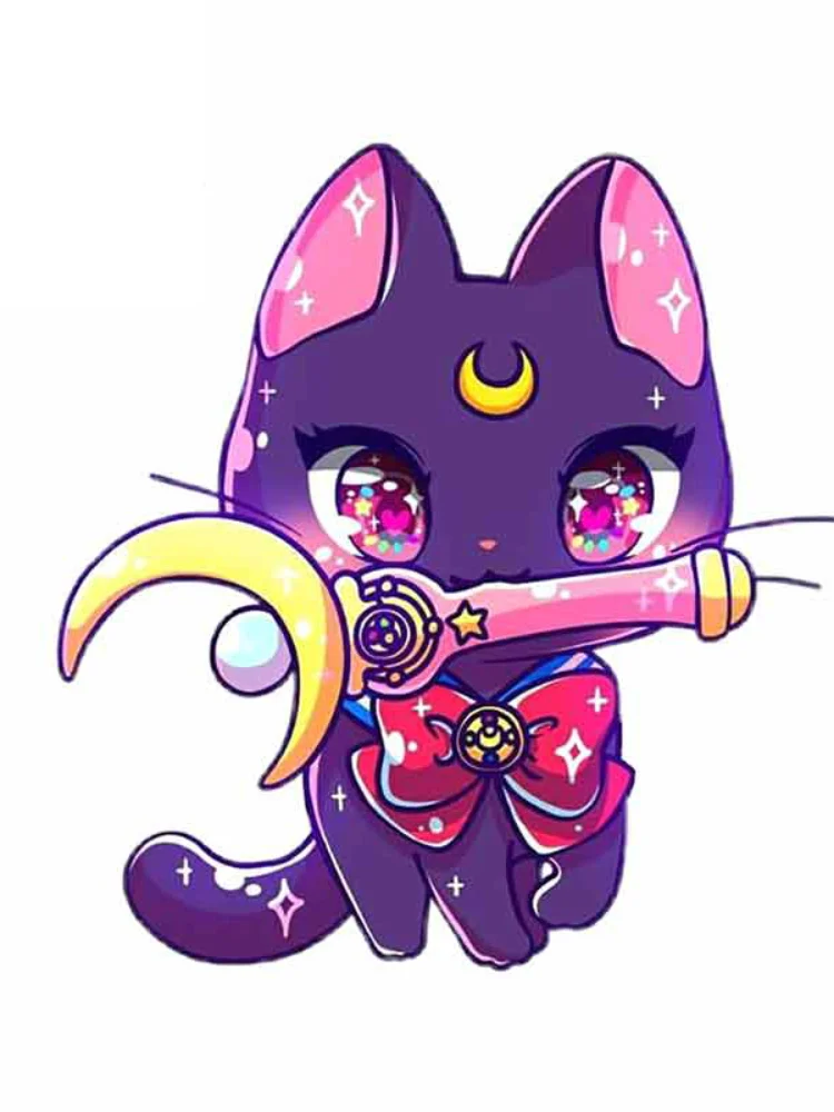 Котик сейлормун рисунок