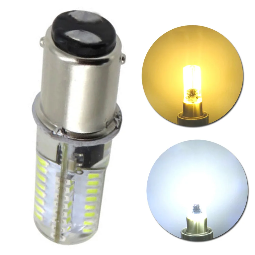 

1/5/10pcs White 64-3014SMD 110V/220V Led Light Bulb For Sewing Machine Warm white Lamp beads High Brightness