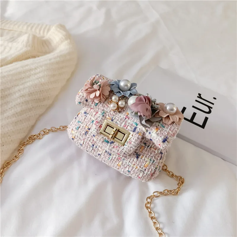 Сумочка для монет с жемчужинами и цветами для девочек, Kawaii, сумки на ...