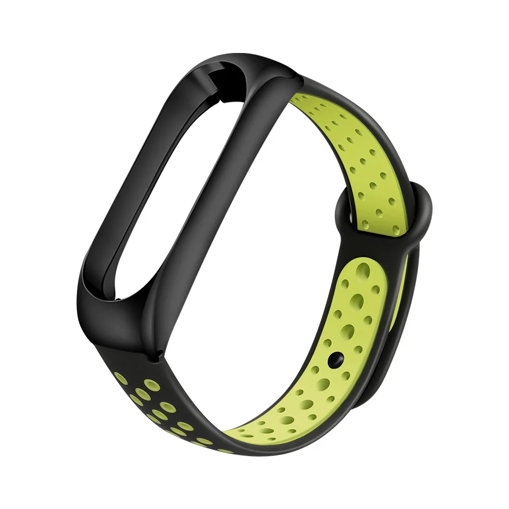 Mi Band 3 4 ремешок на запястье для Xiaomi mi Band 3 4 спортивный силиконовый браслет для Xiaomi mi Band 3 Band3 4 Смарт часы браслет - Цвет: 10