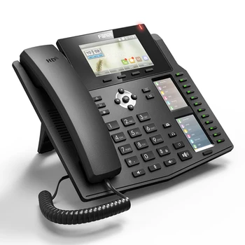 

Fanvil X6 IP Phone 4.3 Inch Screen HD Voice Wireless Telephone Home Conference Enterprise IP Phone Landline Fixed Telephone