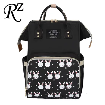 

Rabbit Mommy bag large capacity mother baby backpack Multi function Maternal Backpacks Multilayer space Shoulders Bags