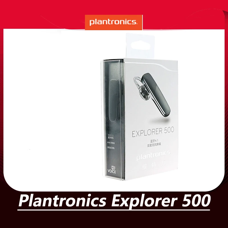 Plantronics Explorer 500 E500 In-Ear Earphones Wireless Bluetooth 4.1 Headsets With Microphone