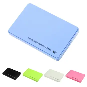 

HDD Case 2.5inch SATA to USB3.0 HDD Enclosure Mobile Hard Drive Case for SSD External Storage HDD Box With USB3.0 Cable ABS