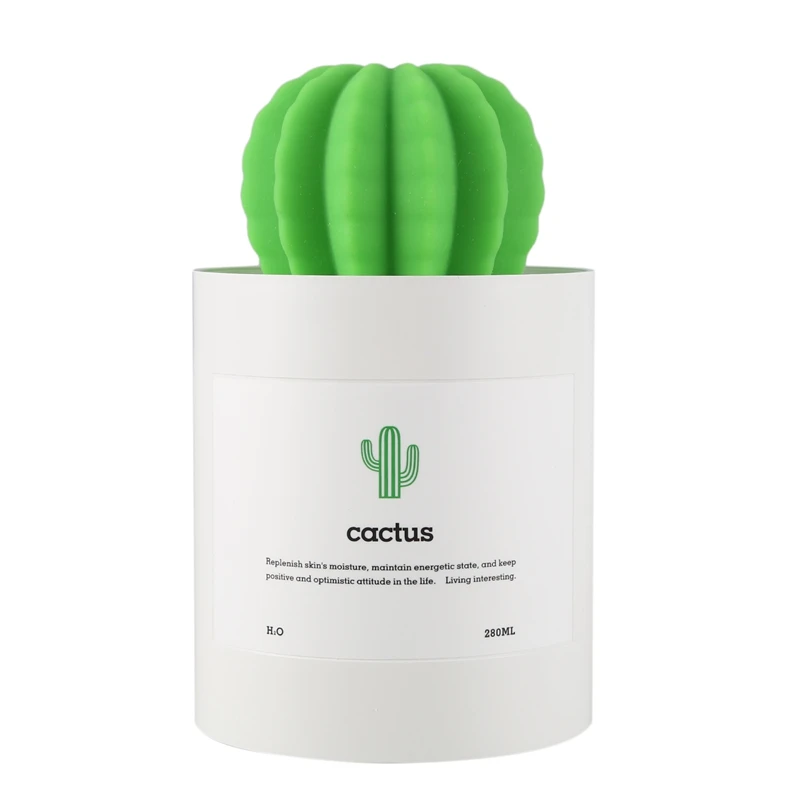 

Mini Portable Cool Mist Humidifier with Timed auto shutdown for Office Home,280ml White + green