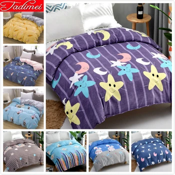 

Big Star Pattern Sweet 1 piece Duvet Cover Child Kids Boy Girl Single Twin Super King Size Bed Quilt Comfort Cover Soft Cotton