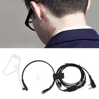 

accessories for talkie 2 Pin Throat Mic Tube Intercom Earpiece Earphone Headset for HYT PUXING headphones