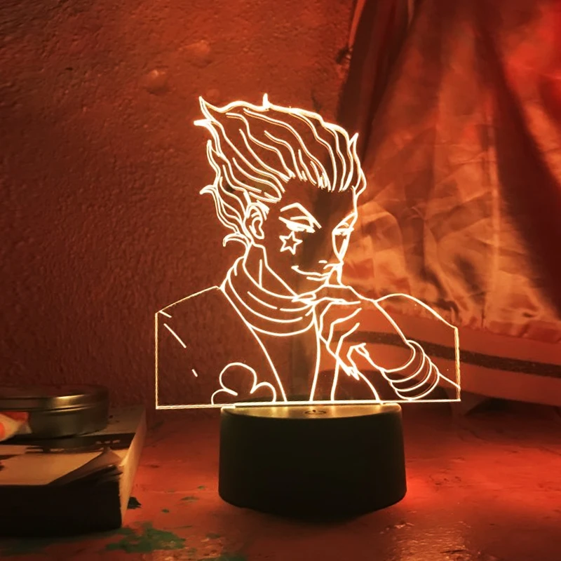 Ночной 3D светильник в стиле аниме Hunter X лампа для детской комнаты декор спальни