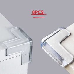 Protecteur de bord de Table en Silicone pour enfants, 4/8 pièces, couvercle de Protection de bord de coin de Table anti collision pour enfants 