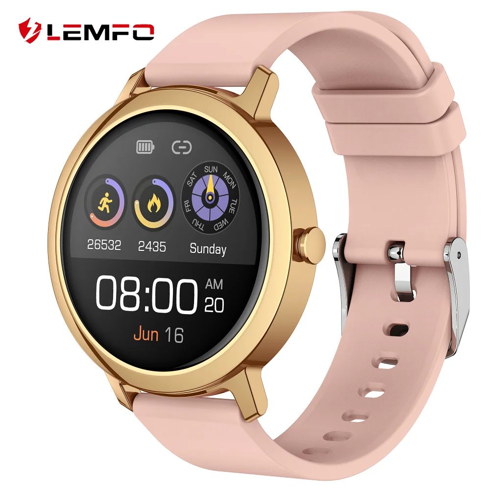 LEMFO Smartwatch Men Women Bluetooth Call Sports Fitness Android Smart Watch with MP3 Music Play 2020 Bracelet IP67 Band for IOS |
