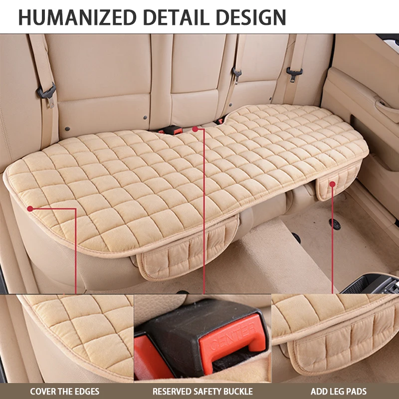 SEAMETAL Plush Car Seat Cover 3