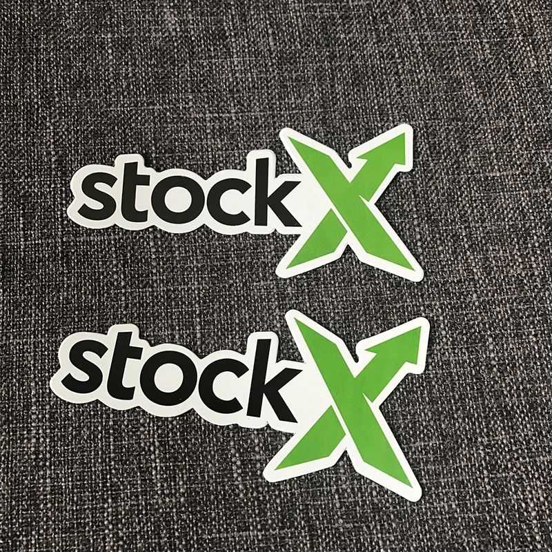 5 компл./лот X зеленый Круговой Тег Rcode в Стикеры флаер карты Аутентичные StockX Пластик Пряжка для обуви аксессуары
