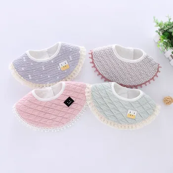 

Newborn Baby Bibs Waterproof Feeding Baby Saliva Towel Round Cartoon Aprons Baby Bibs Adjustable Different styles of Bibs