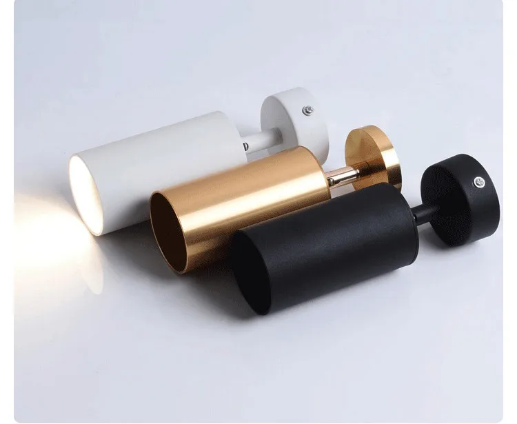 LED明装射灯客厅可调角度聚光灯电视背景墙照画灯家用吸顶轨道灯-淘宝网_26