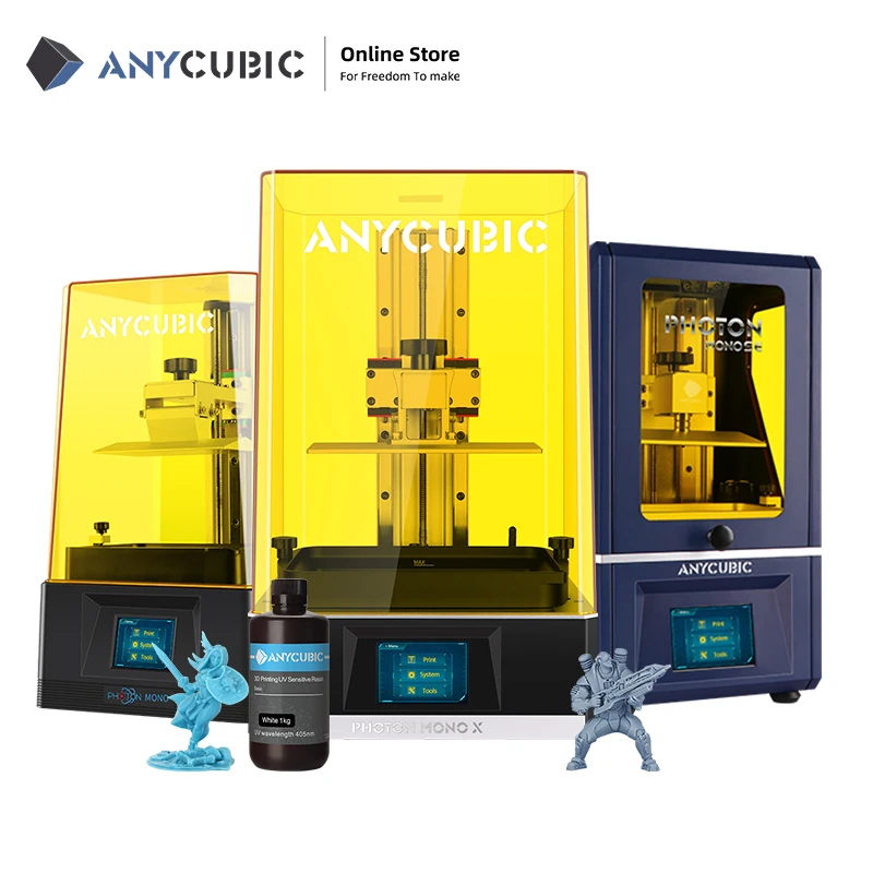 3D-принтер ANYCUBIC Photon Mono/Mono X/Mono SE высокоскоростной с ЖК-дисплеем | Компьютеры и офис