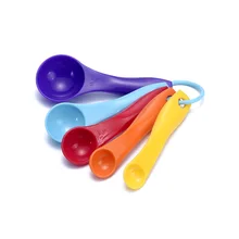 Инструмент для выпечки цветная мерная ложка 5 шт. Бытовая с мерными ложками грамм ложка для молока порошок Приправа ложка