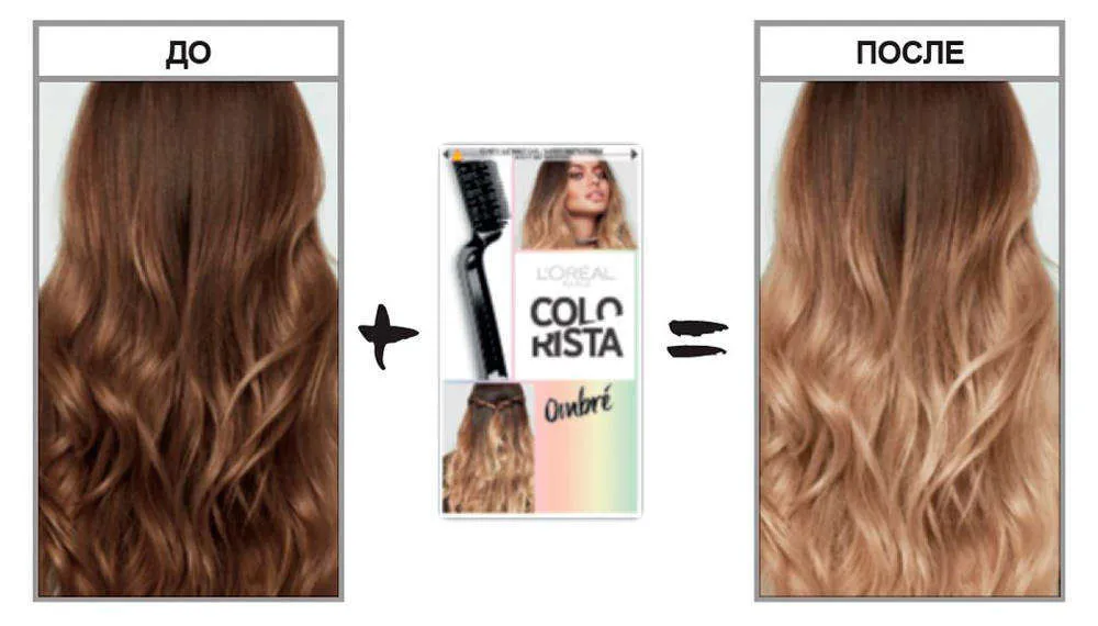 Крем-краска для волос осветляющая «Colorista Ombre» L'Oreal Paris, 120 мл