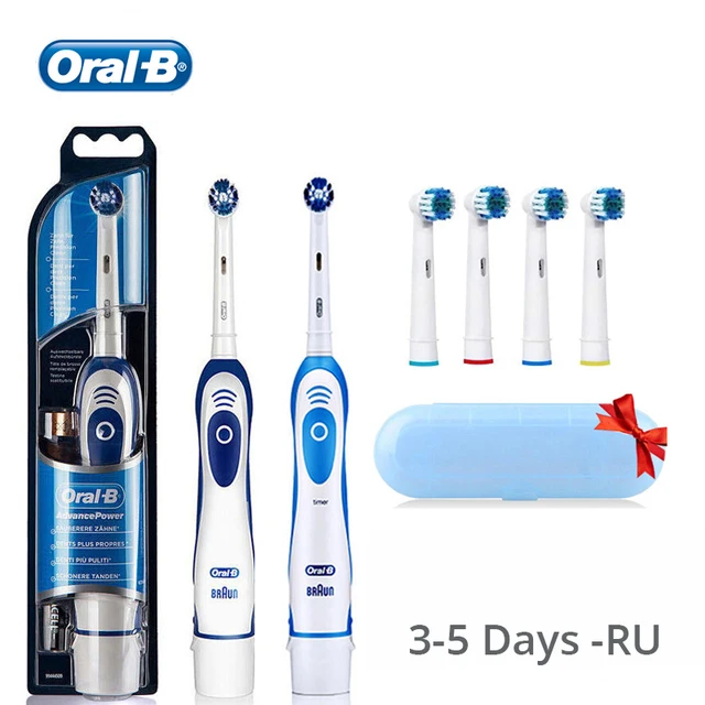 Oral B Electric Toothbrush Rotation Clean Teeth Adult Teeth Brush DB4010 Electric Tooth Brush With 4 Extra Replacement Heads 1