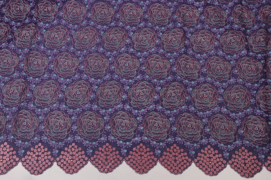 Высококачественная нигерийская кружевная ткань, араканское сухое кружево, швейцарская вуаль с камнями для женщин KS2910B-4