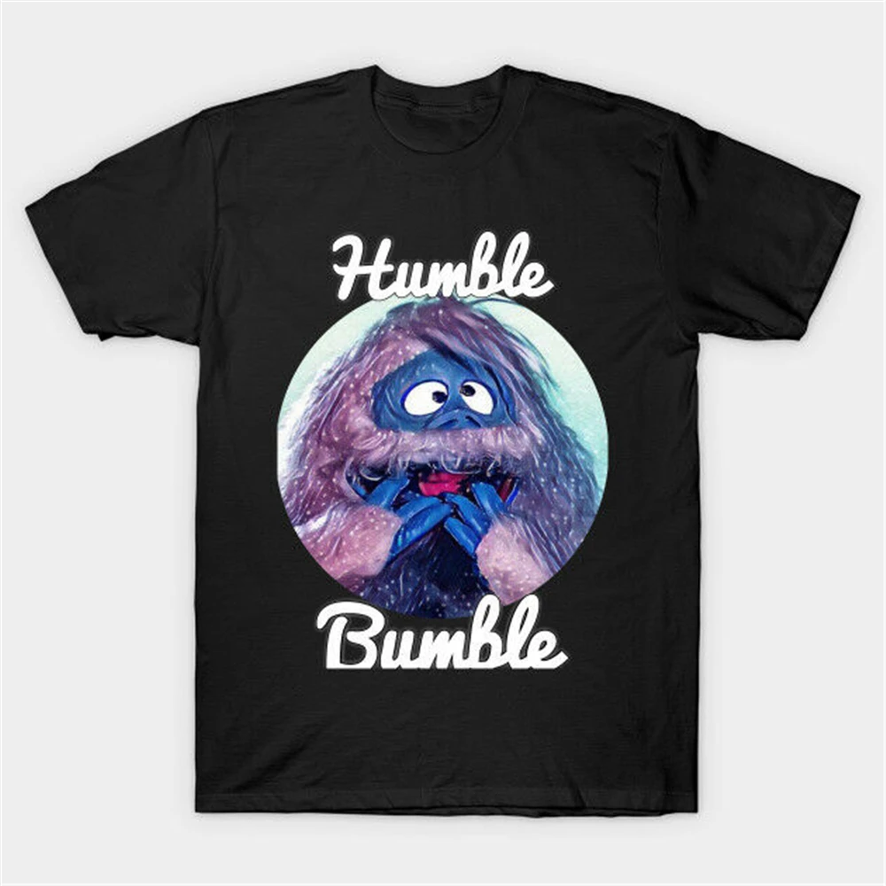 Humble Bumble Забавный монстр черная футболка Рождественский подарок лучшие
