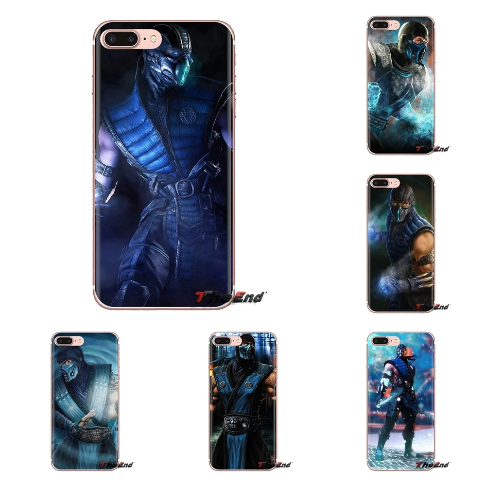 For iPod Touch Apple iPhone 4 4S 5 5S SE 5C 6 6S 7 8 X XR XS Plus MAX Mortal Kombat Sub-zero Ninja Games Mobile Phone Case Cover |