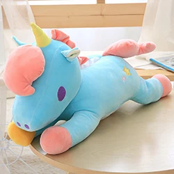

Elastic Plush Unicorn Stuffed Doll Napkin Box Holder Toy 2-in-1 Decorative Cartoon Animals Tissue Cover HT