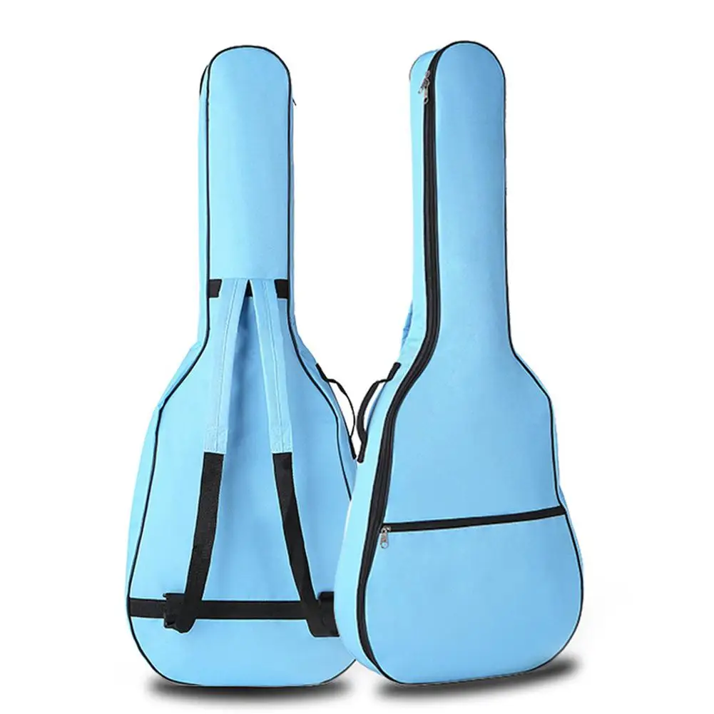 RONSHIN Portable Acoustic Guitar Case Gig Bag Double Straps Soft Carry 