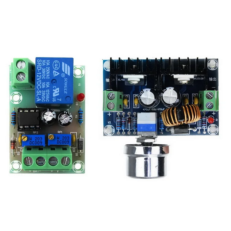 12V контроль зарядки аккумулятора плата заряда модуль управления DC понижающий