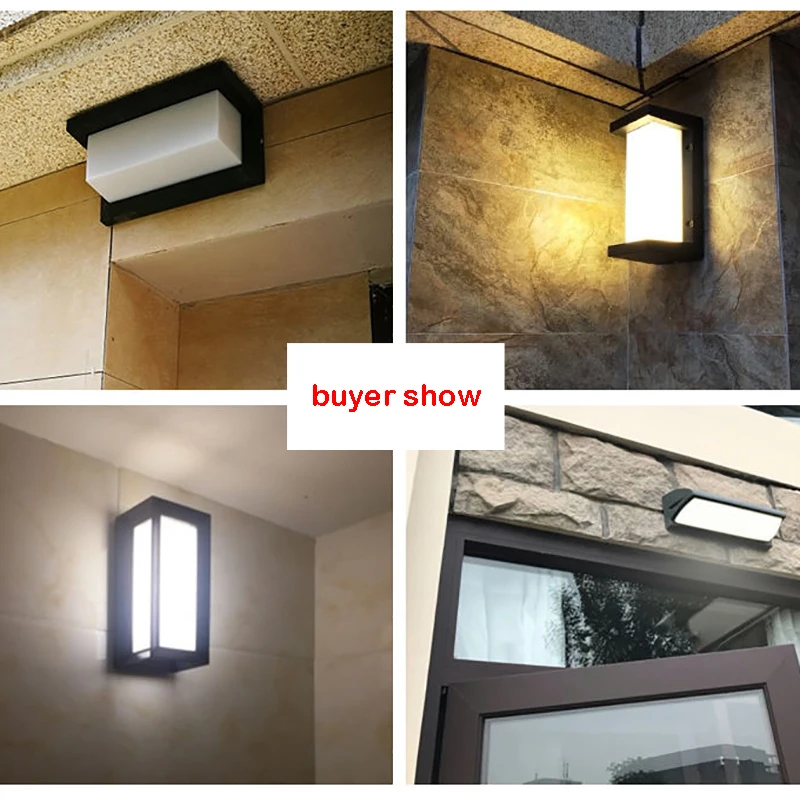 Wall Lamp Durable High Quality Interior Outdoor Street Light Waterproof 85-265V for Country Villa Garage Exterior Decor LED