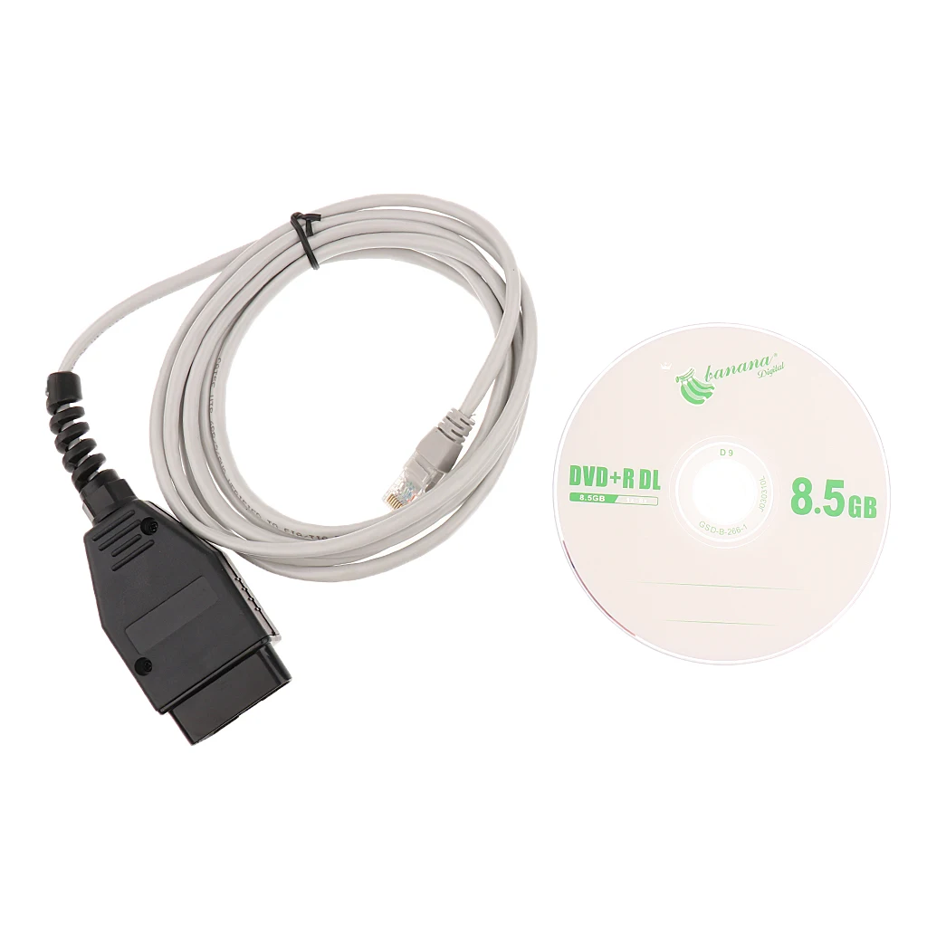 Кабель ENET Ethernet к интерфейсу OBD E-SYS кодирования для BMW F-series |