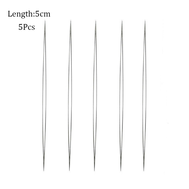 Beading Needles Pins Open Needle for Beads Pearls  DIY Jewelry Making Tools Handmade Beaded Stainless Steel Threading Pins