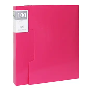 

Colorful Design TIANSE TS-16100/80 PP File Folder Document Folder 100/80 Pages Data Book Folder For A4 Paper Office Supplies
