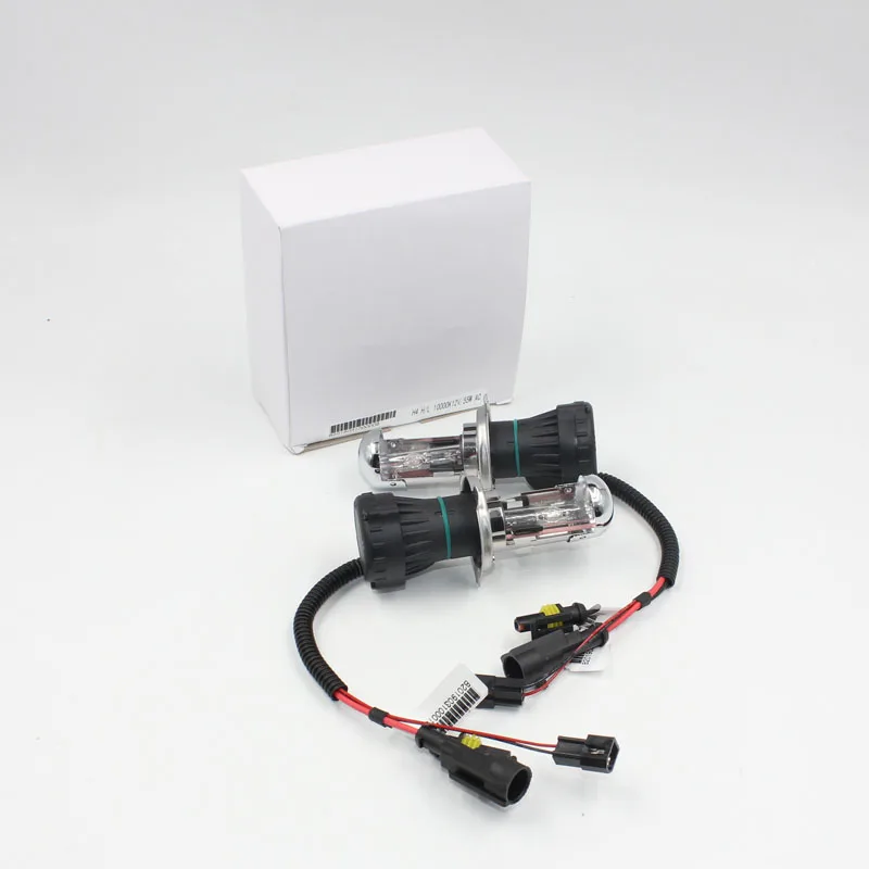 10000K 55W Bi Xenon H4 H7 HID лампа для HONDA H4 высокая низкая Биксеноновая фара H7 Ксеноновые фары автомобиля Ксеноновые фары лампы - Испускаемый цвет: 55W H4 high low