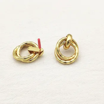 

New arrival! 33x24mm 50pcs Round-shape Ear Stud for Hand Made Earrings DIY parts,Jewelry Accessories Findings & Components