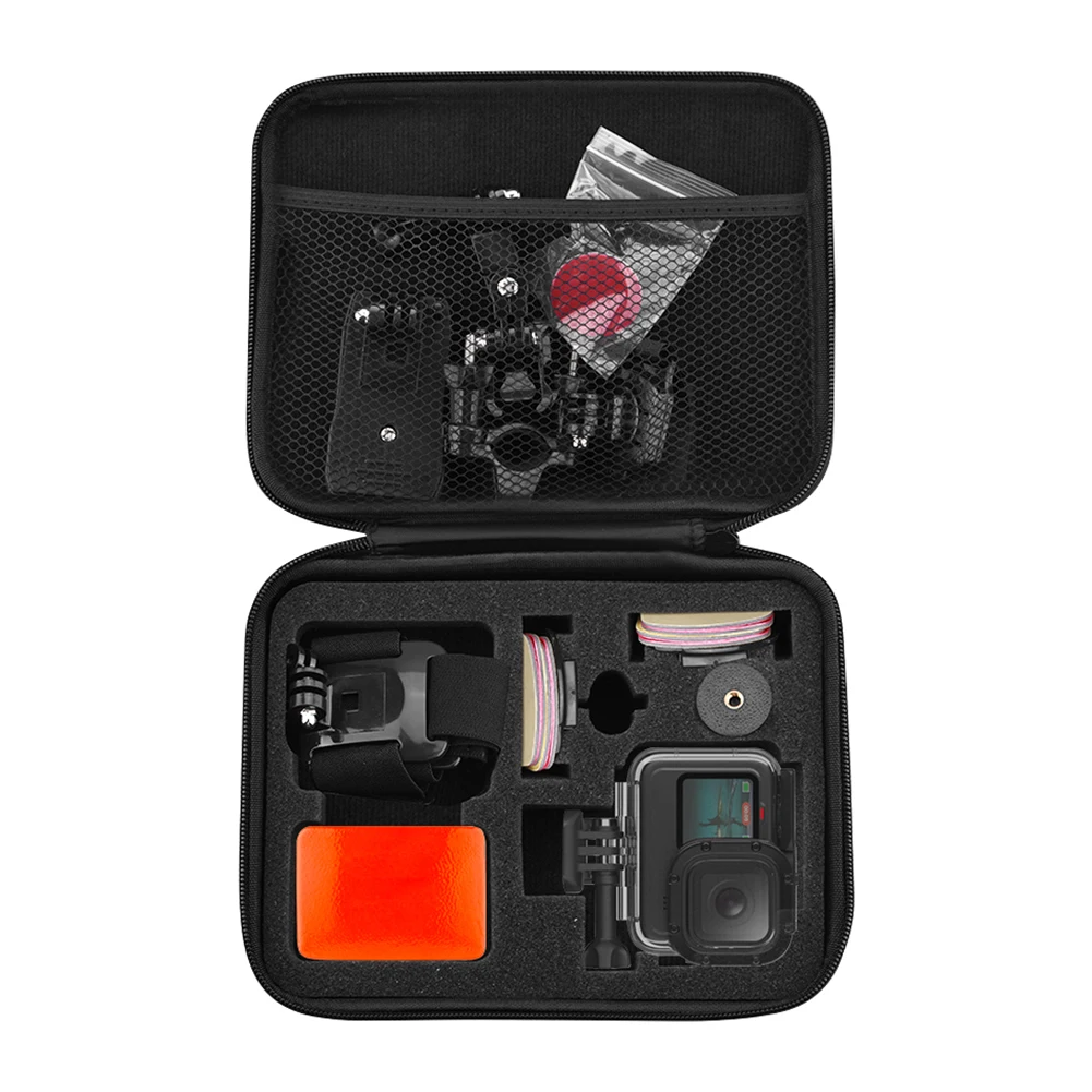 Foliner Etui de Protection Mini pour Gopro 8 pour GoPro Accessoires Mini Sac de Rangement Portable étanche à la poussière 
