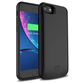 

4000mAh For iPhone 6 6s 7 8 Portable Power Bank Back Magnetic External Audio jack Battery Charger Case Protective Cover