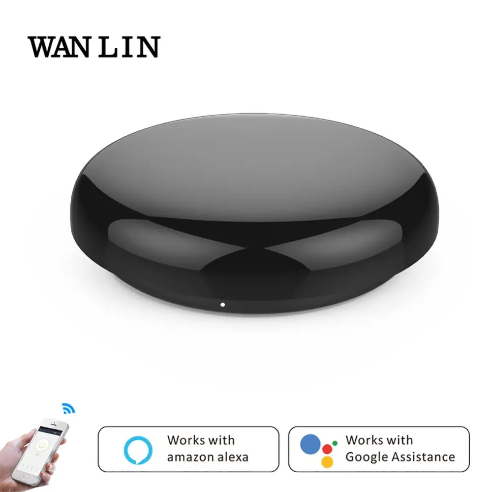 WANLIN-controlador inteligente por infrarrojos para el hogar, controlador remoto inalámbrico compatible con Alexa y Google home Assistant