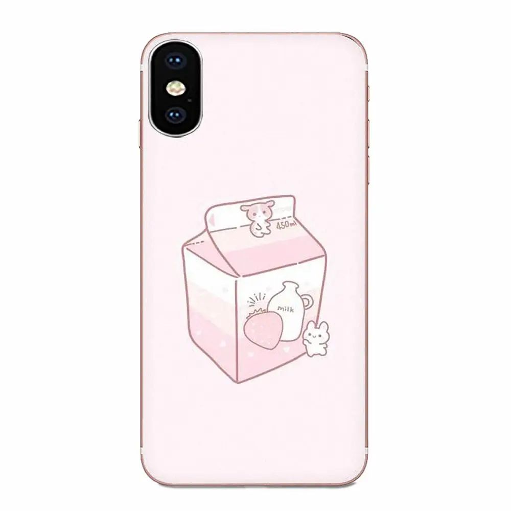 Коробочка с молоком фрукты розовый персик напитки для Huawei Honor 4C 5A 5C 5X6 6A 6X7 7A 7C 7X8 8C 8S 9 10 10i 20 20i Lite рro glshst