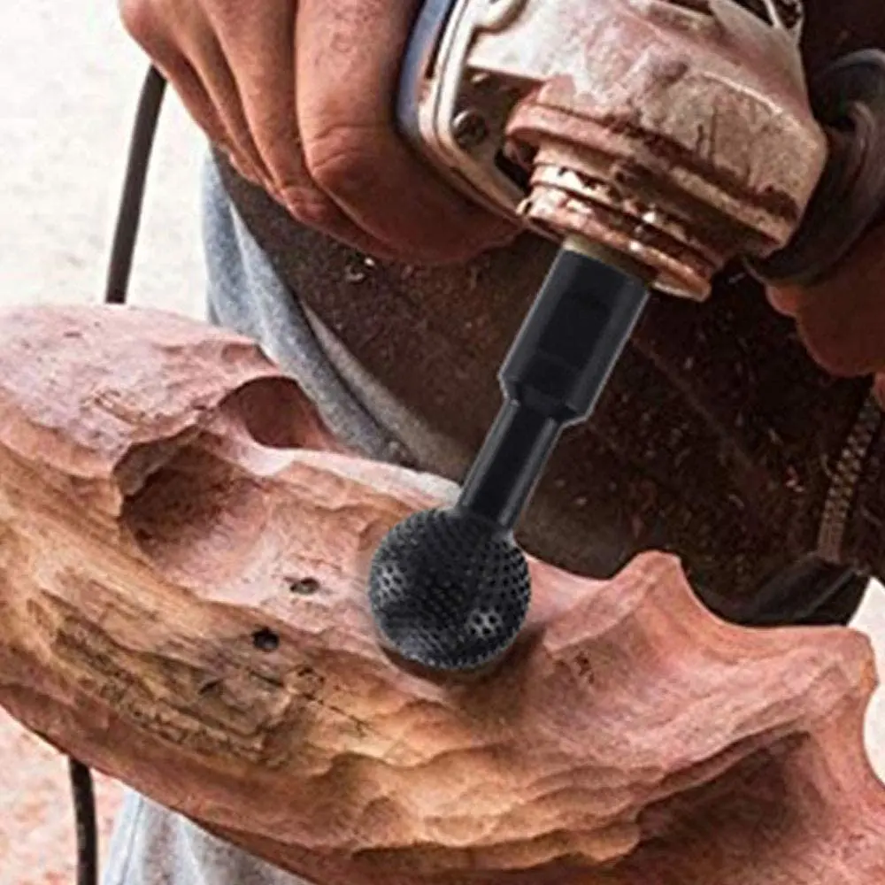 Woodworking Sphere Grinding Head Quickly Engrave Wood Carving Ball Gouge Polishing for Woods