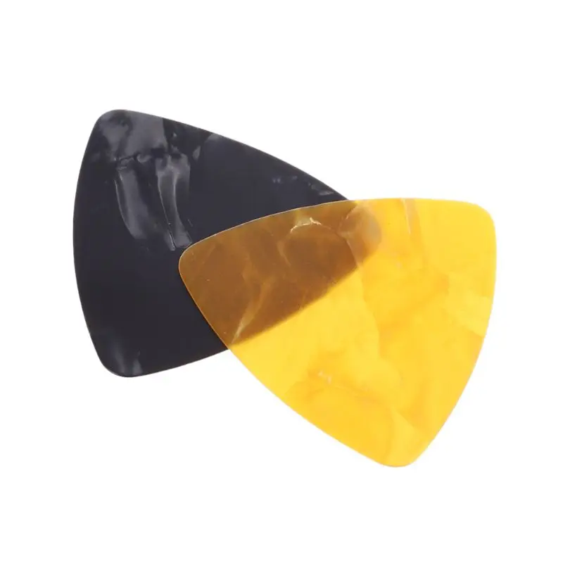 Guitar Pick Plectrum 100pcs Celluloid Instruments 0.46mm Random Color