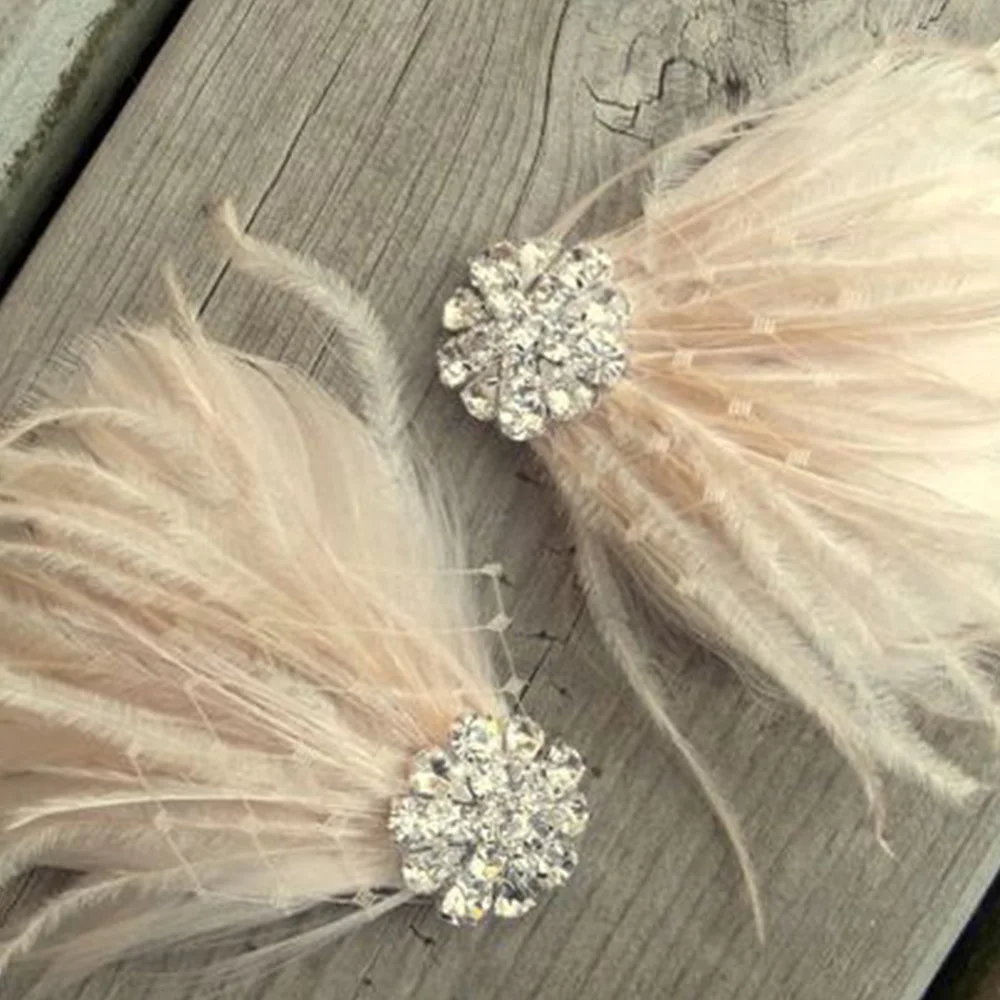 Lovely Soft Dyed Colorful Natural Ostrich Feather Strung Bundles Size 10-15 15-18 CM 100 PCS/Lot 19 Colors Available For Dress ostrich feathers mixed color feathers natural feathers craft feathers