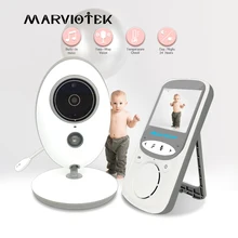 Monitor de bebé inalámbrico, Radio de Audio y vídeo LCD, intercomunicador de música IR 24h, teléfono de bebé, cámara de bebé, Walkie Talkie niñera