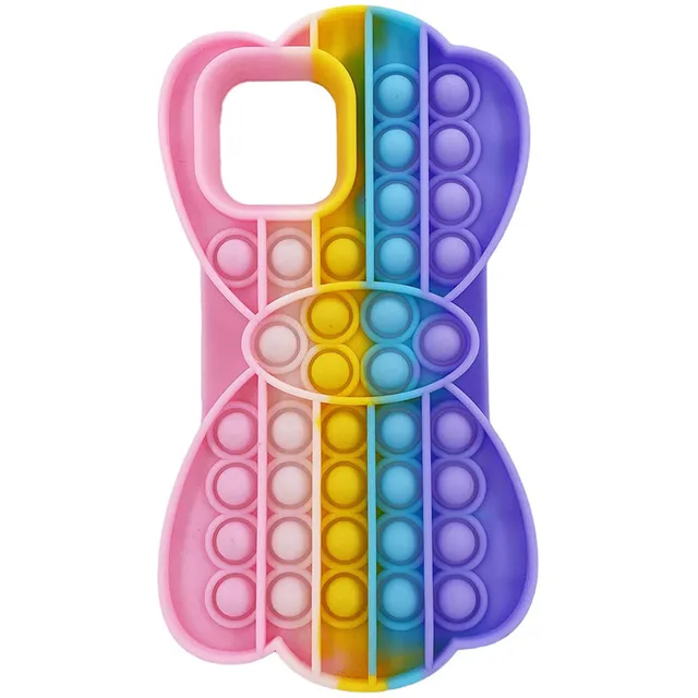 Agrotera Soft Silicone Case Cover for iPhone 7 8 Plus X XS XR 11 Pro Max SE 2020 12 Pop it Fidget Toys Rubber Yellow Duck 5