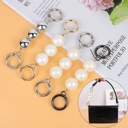 Luxury Pearl Extension Chain Bag Strap DIY Purse Pearl Bag Chain Belt for Women Handbag Handles Jewelry Accessories